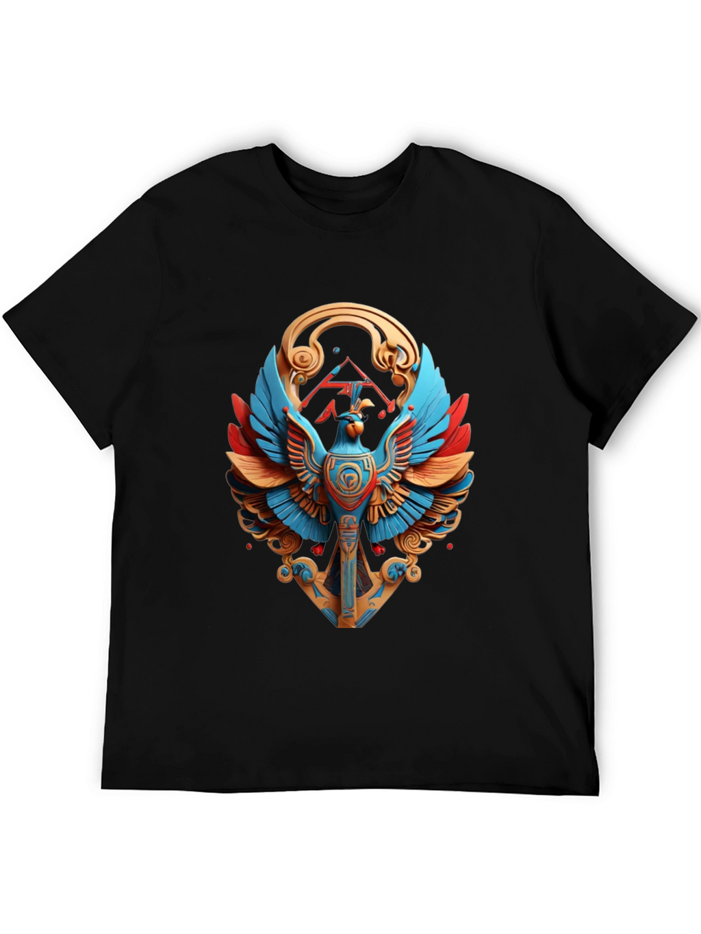 Egyptian Phoenix Graphic Tee - Bold Statement Shirt