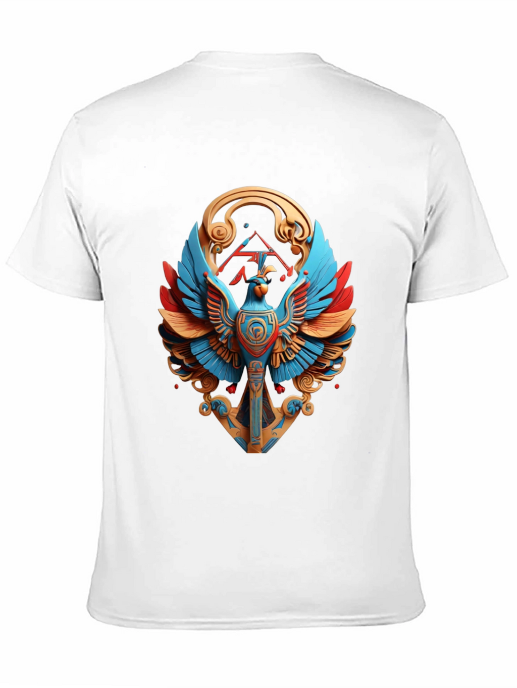 Egyptian Phoenix Graphic Tee - Bold Statement Shirt
