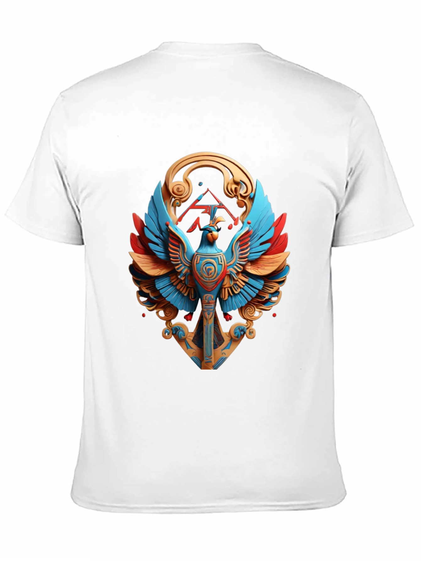 Egyptian Phoenix Graphic Tee - Bold Statement Shirt