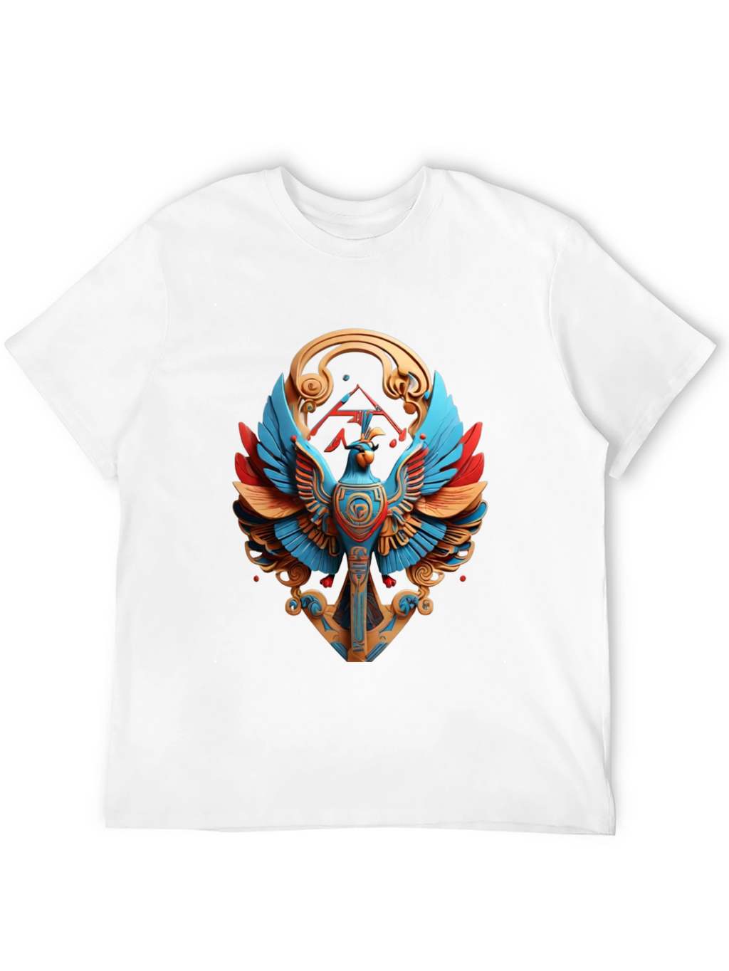 Egyptian Phoenix Graphic Tee - Bold Statement Shirt