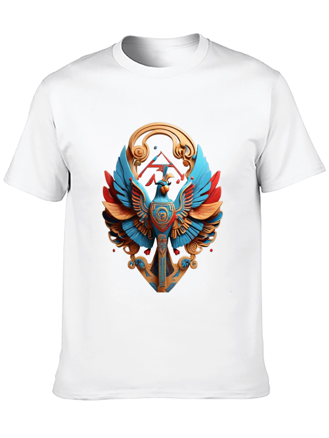Egyptian Phoenix Graphic Tee - Bold Statement Shirt
