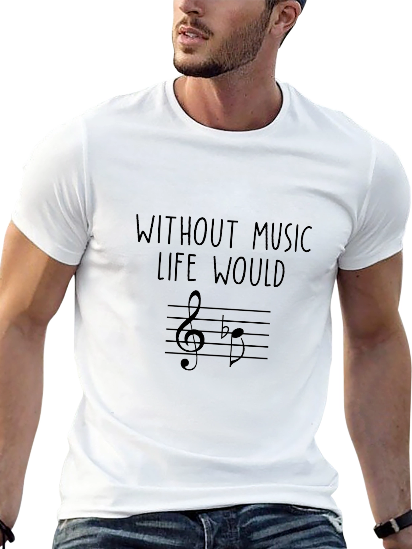 Music Lover T-Shirt: Without Music Life Would