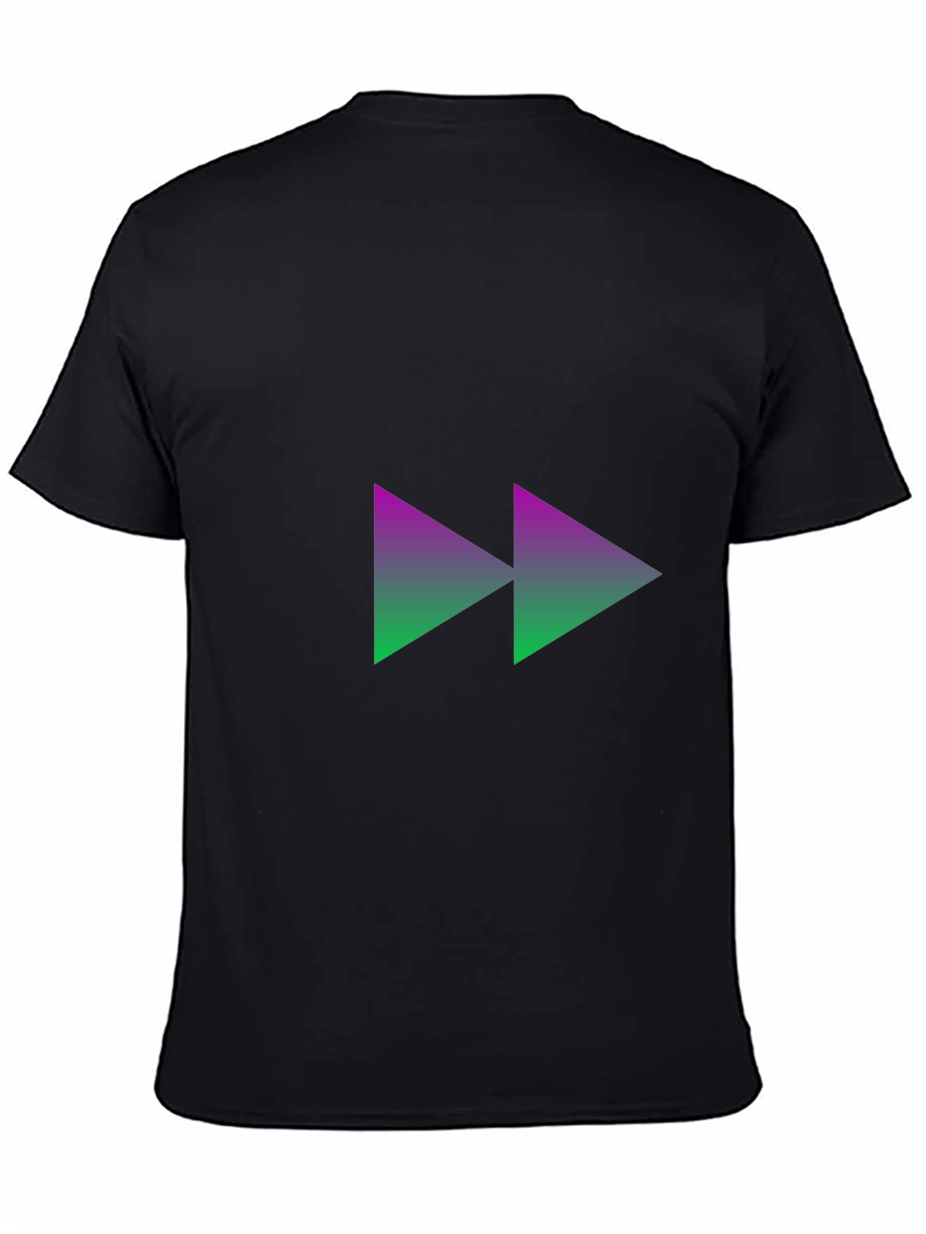 Forward Gradient Graphic Tee - Black