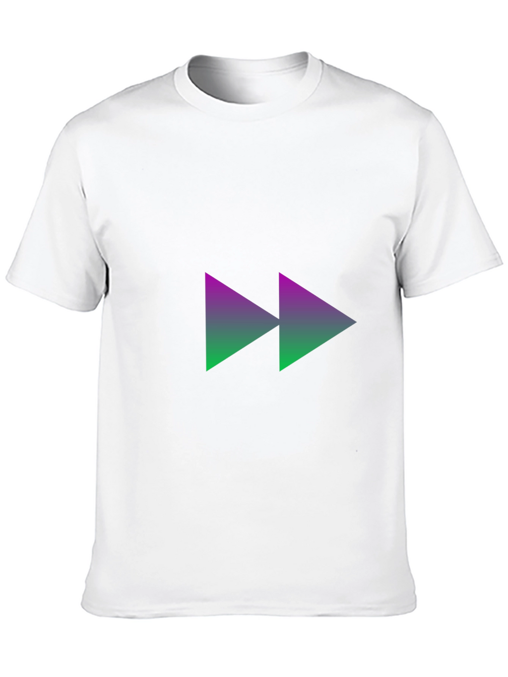Forward Gradient Graphic Tee - Black