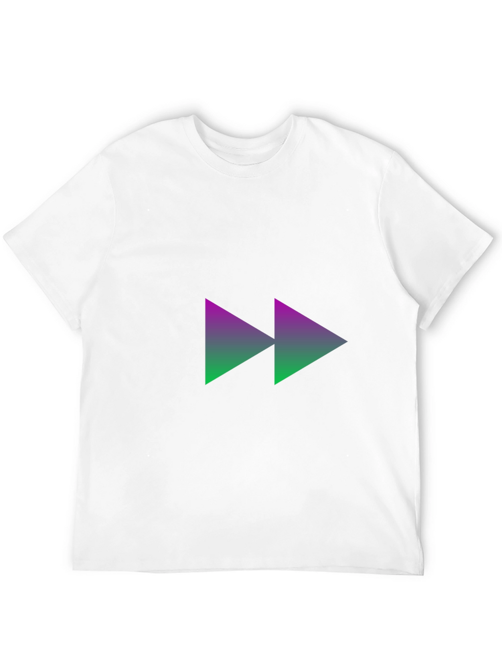 Forward Gradient Graphic Tee - Black
