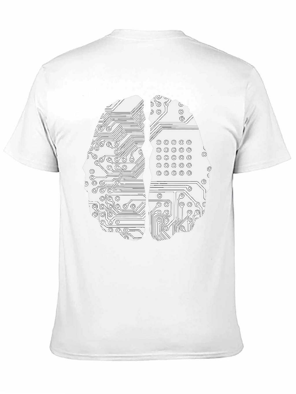 Circuit Brain Graphic Tee - Black