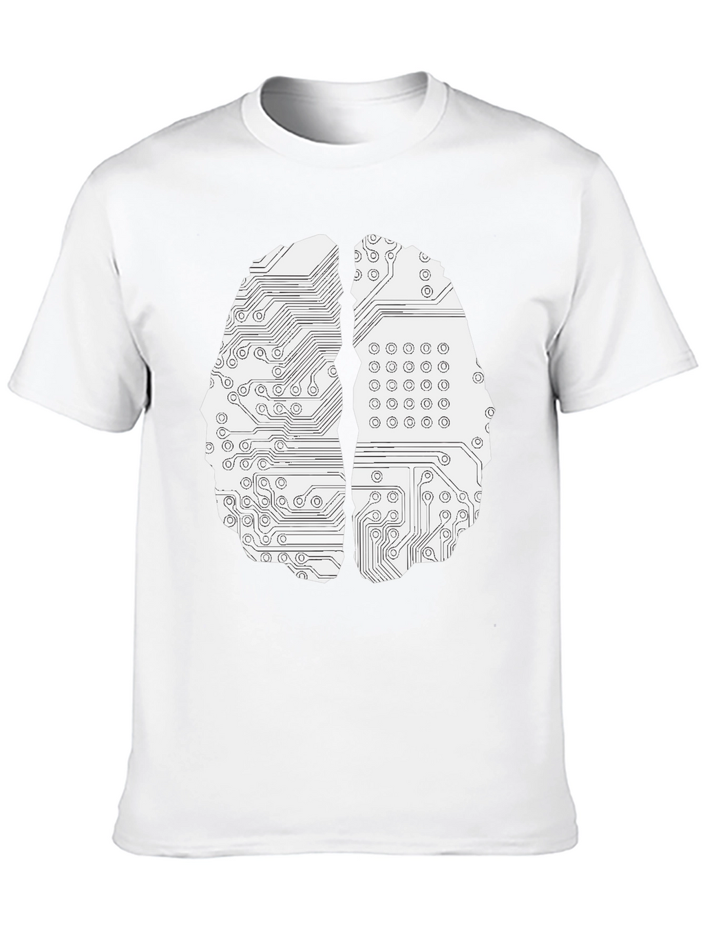 Circuit Brain Graphic Tee - Black