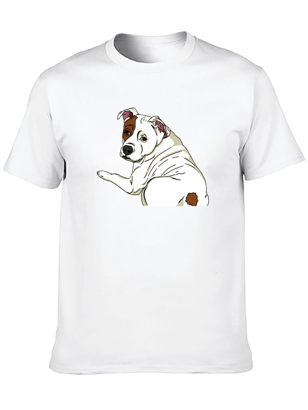 Dog Graphic T-Shirt - Unisex Crew Neck
