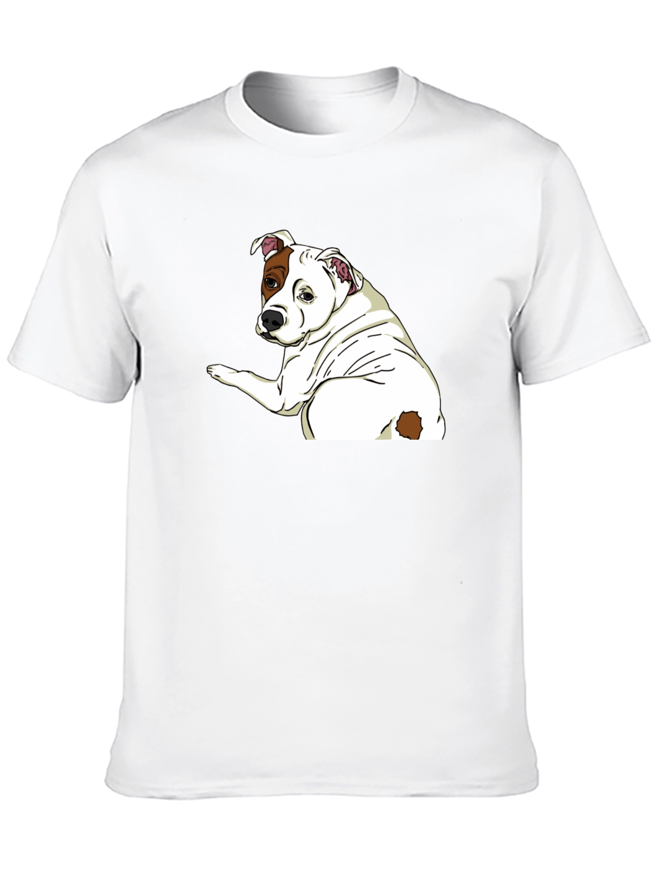 Dog Graphic T-Shirt - Unisex Crew Neck