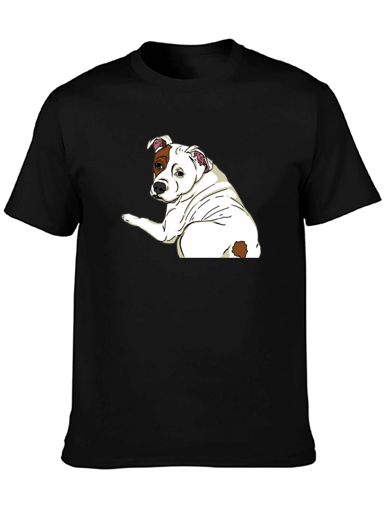 Dog Graphic T-Shirt - Unisex Crew Neck