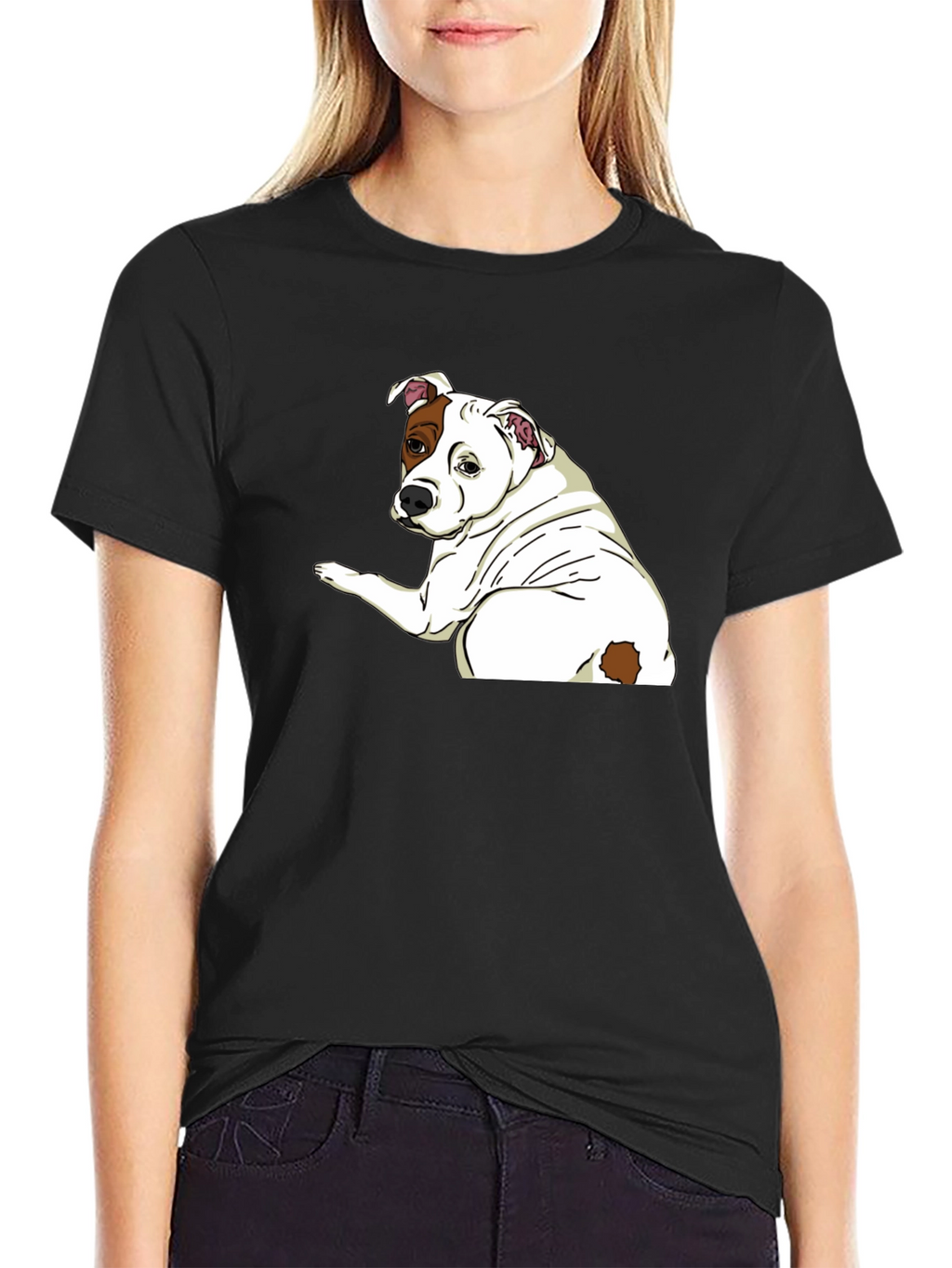 Dog Graphic T-Shirt - Unisex Crew Neck