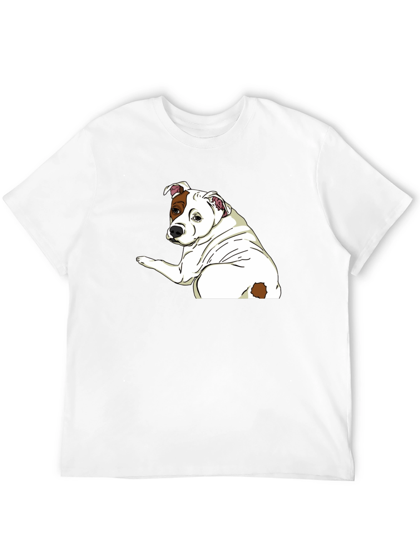 Dog Graphic T-Shirt - Unisex Crew Neck