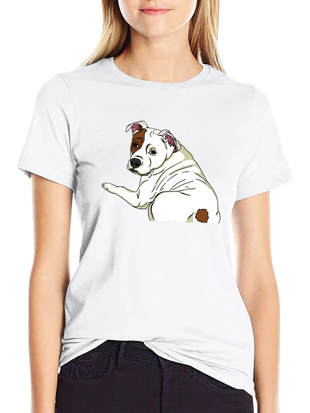 Dog Graphic T-Shirt - Unisex Crew Neck