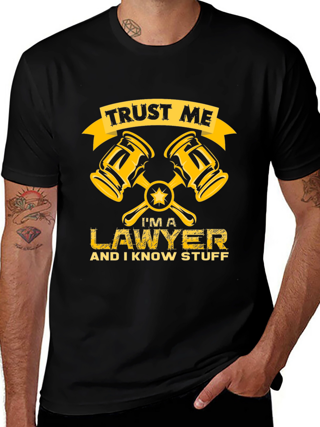 Trust Me Lawyer T-Shirt - Novelty Attorney Tee