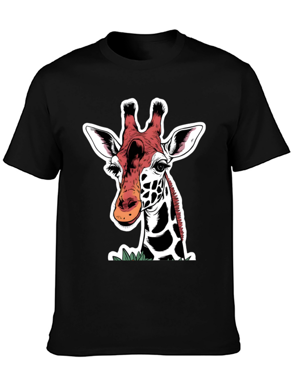 Giraffe Graphic Tee - Animal Lover Shirt