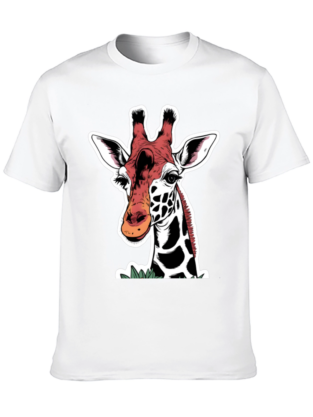 Giraffe Graphic Tee - Animal Lover Shirt