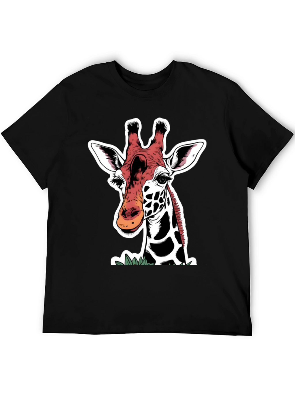 Giraffe Graphic Tee - Animal Lover Shirt