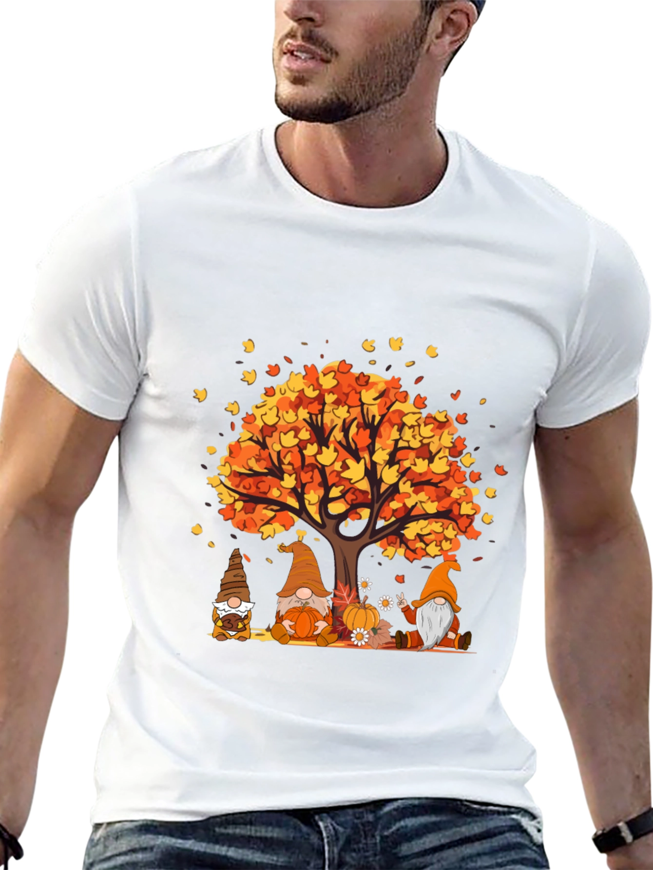 Fall Gnomes T-Shirt - Autumn Harvest Tee
