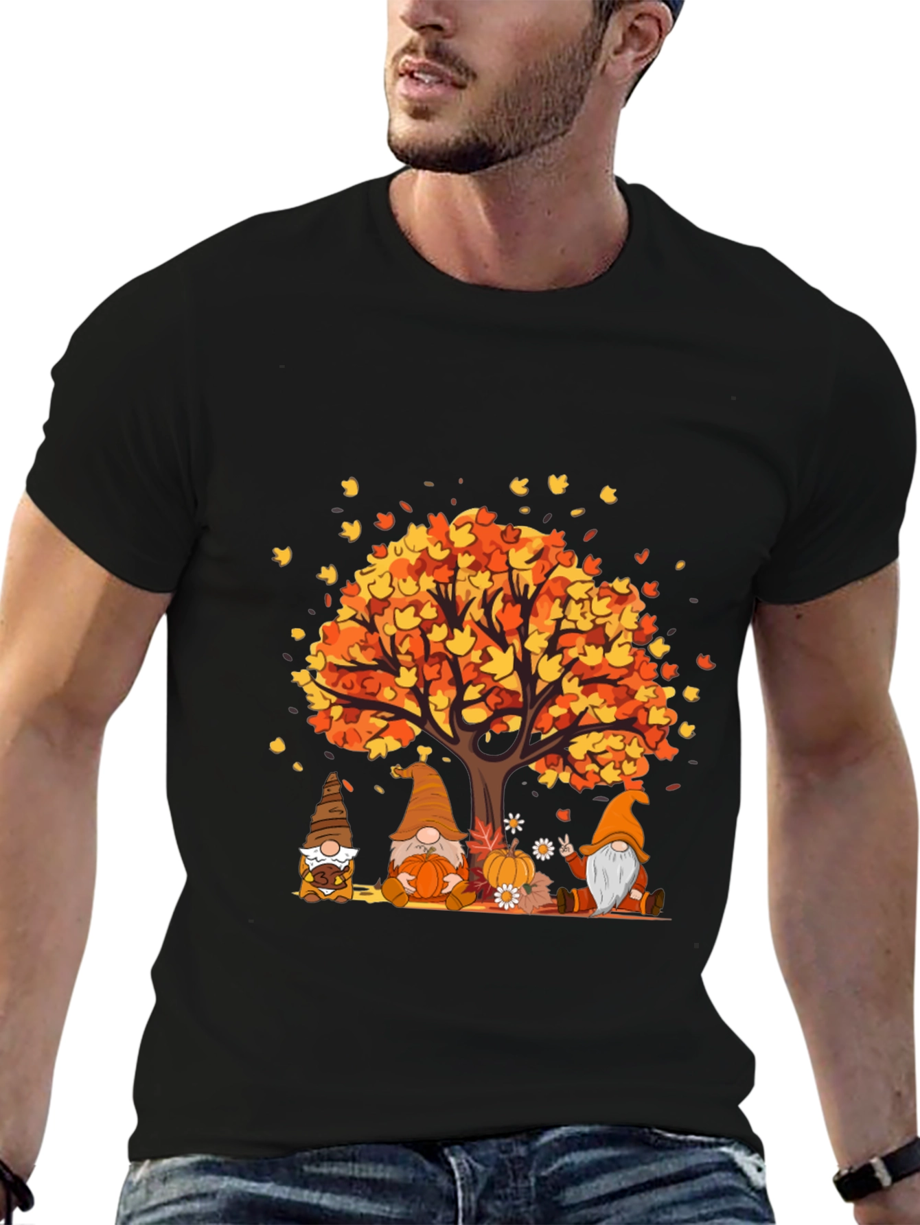 Fall Gnomes T-Shirt - Autumn Harvest Tee