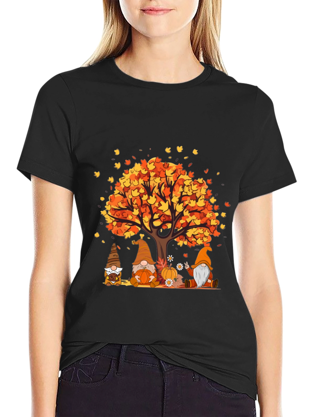 Fall Gnomes T-Shirt - Autumn Harvest Tee
