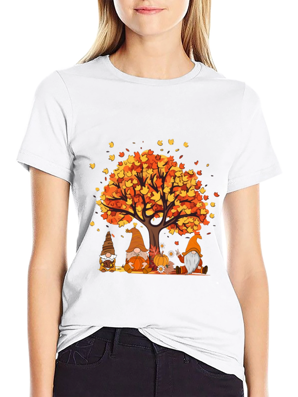 Fall Gnomes T-Shirt - Autumn Harvest Tee