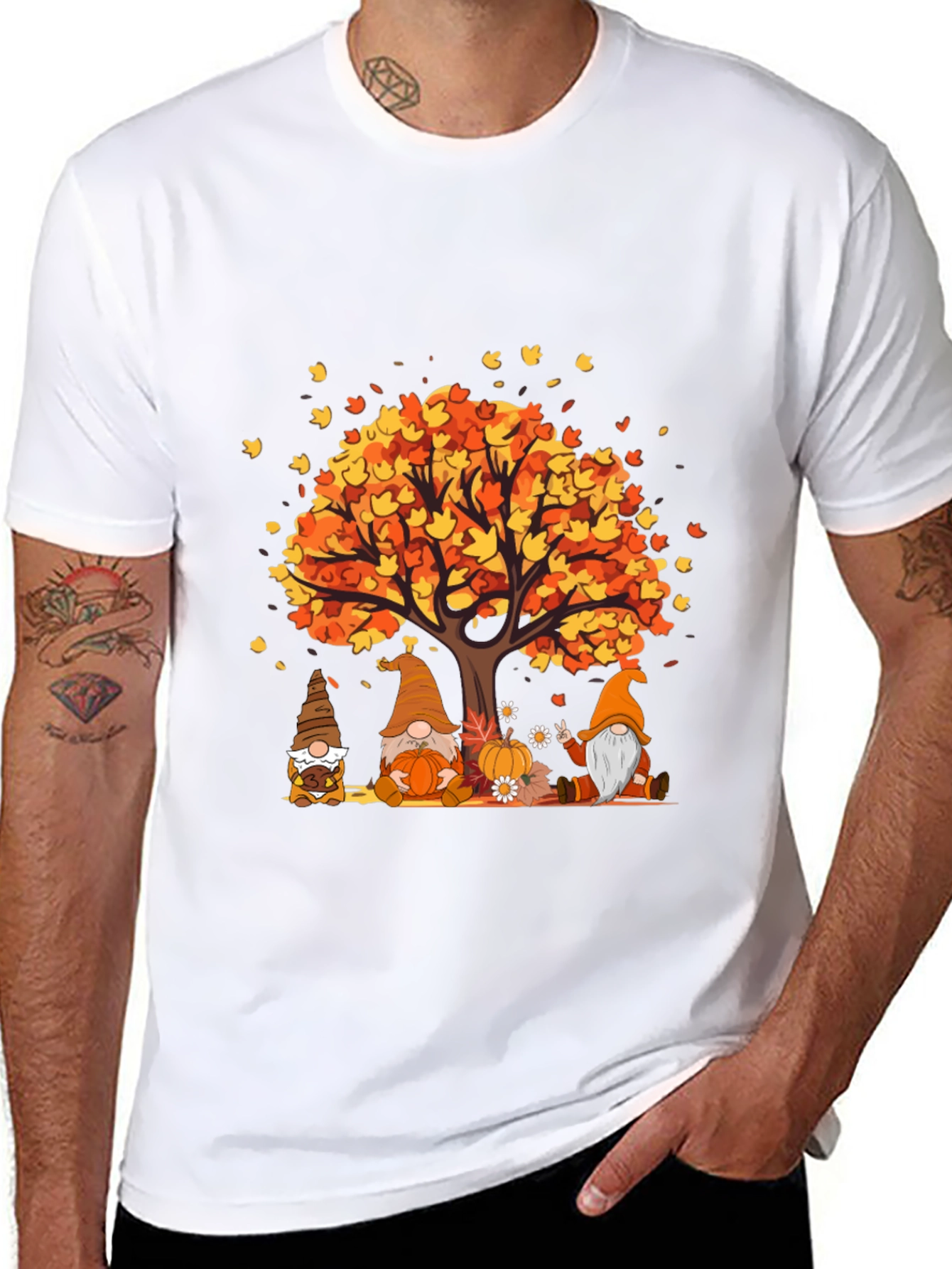 Fall Gnomes T-Shirt - Autumn Harvest Tee