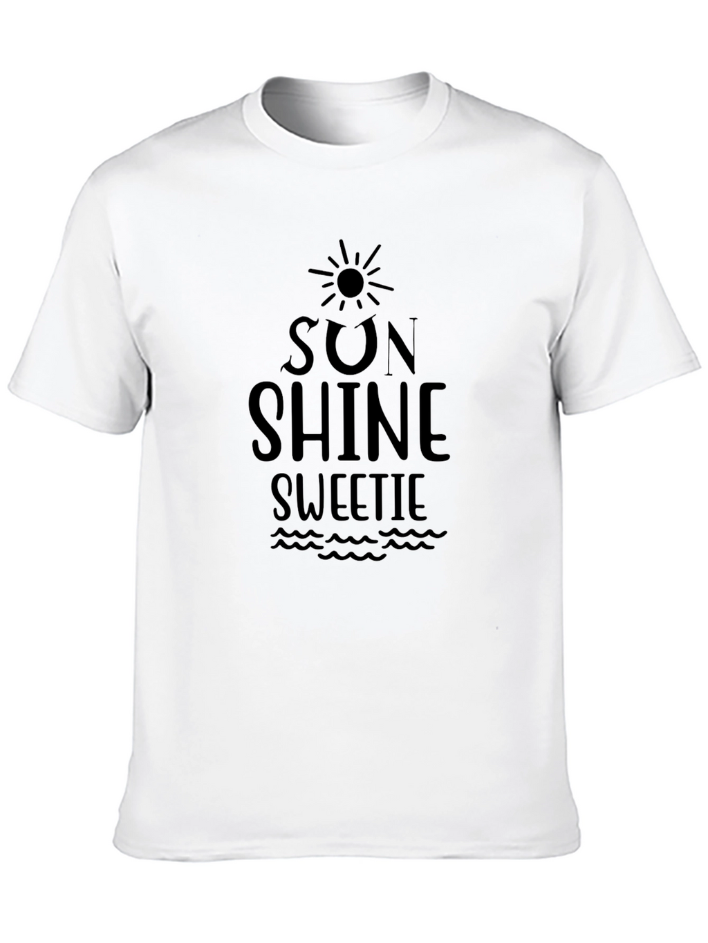Sunshine Sweetie Black Graphic Tee