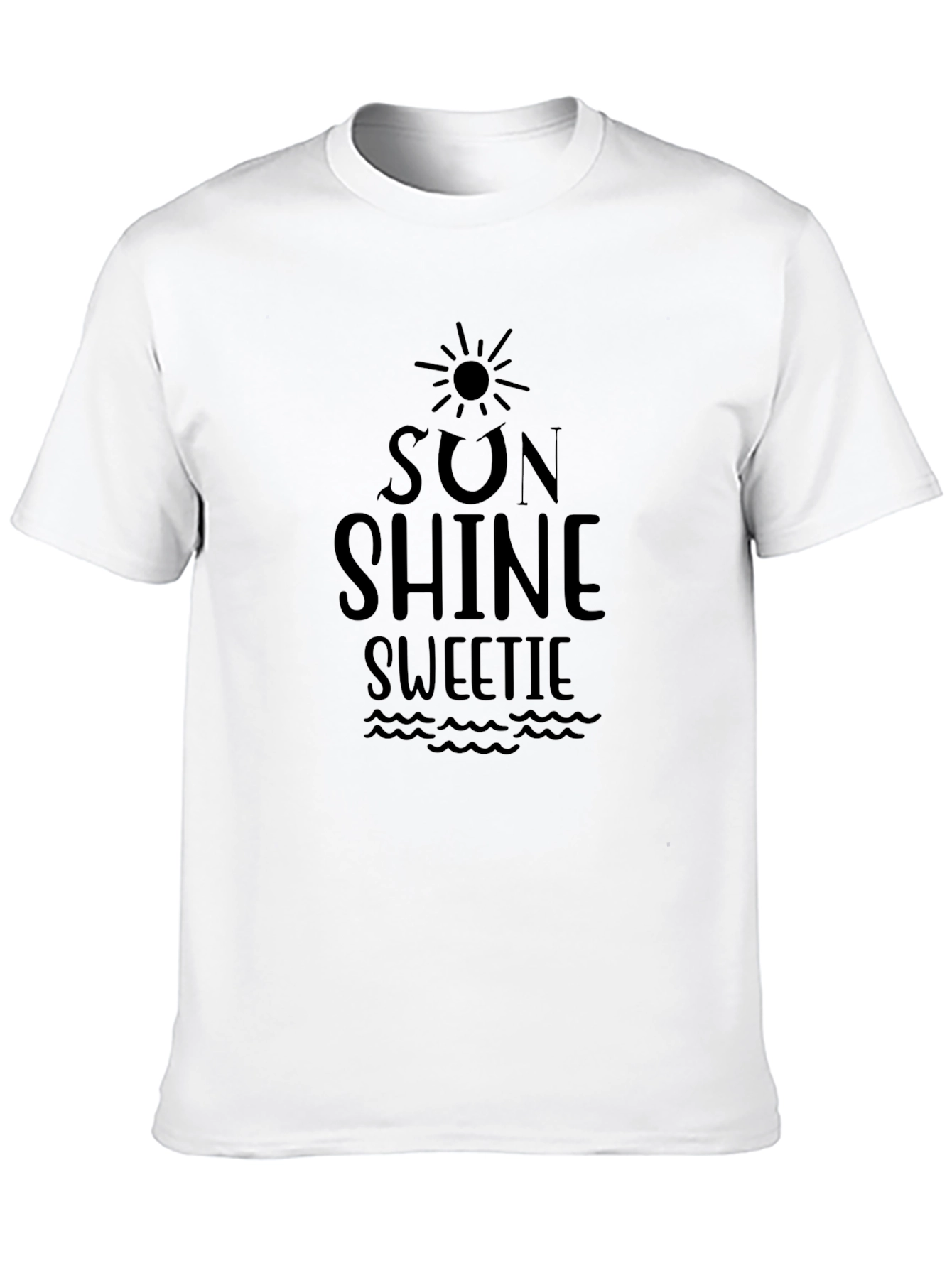 Sunshine Sweetie Black Graphic Tee