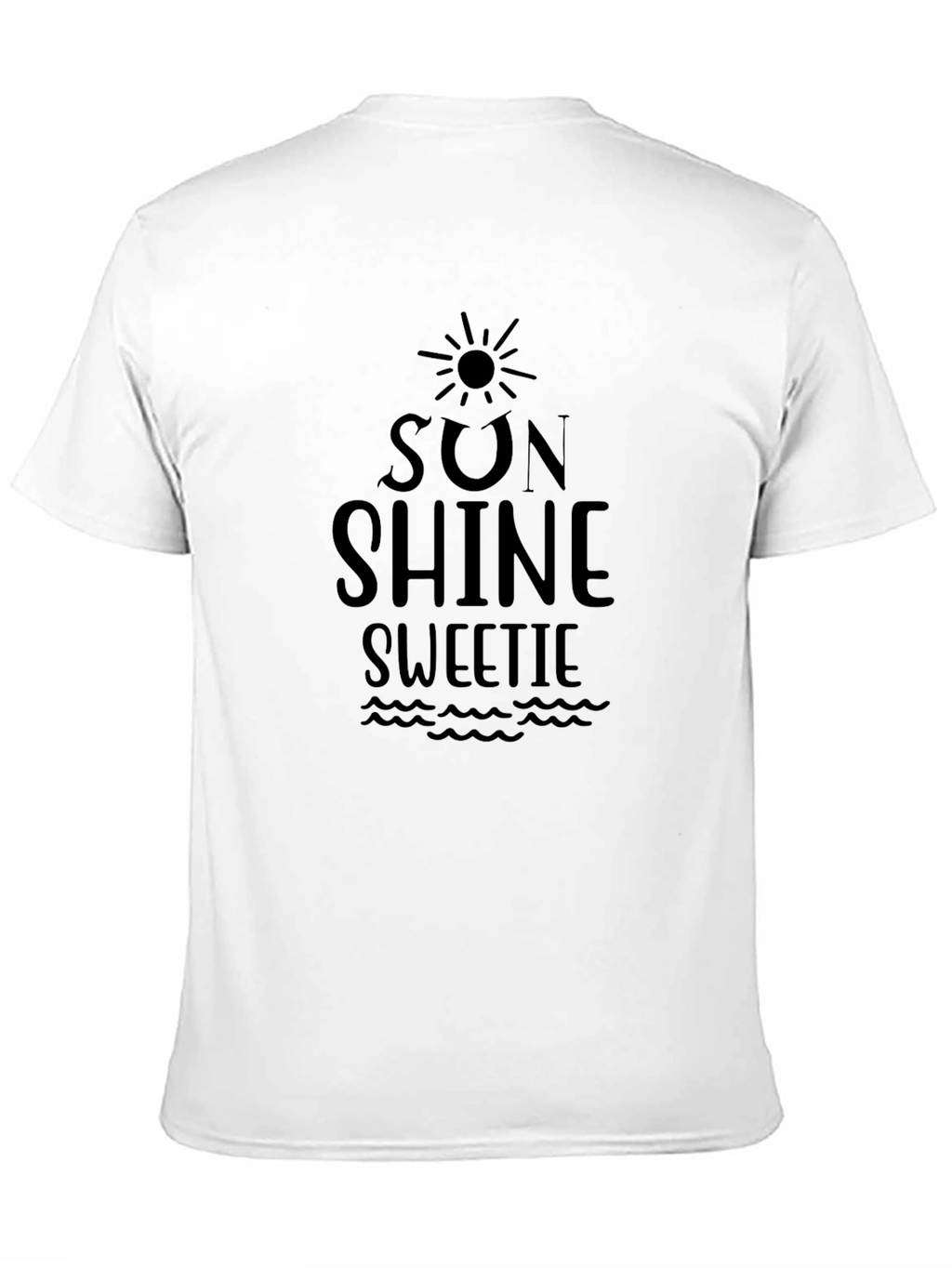Sunshine Sweetie Black Graphic Tee