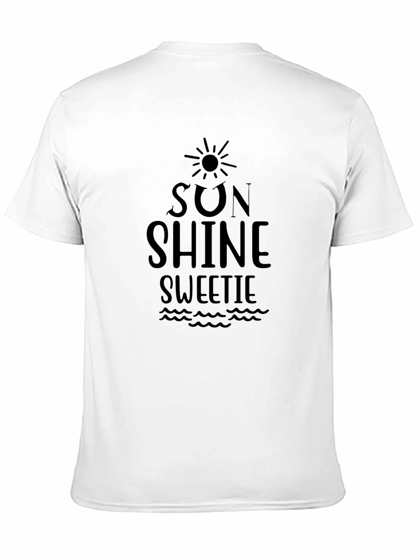 Sunshine Sweetie Black Graphic Tee