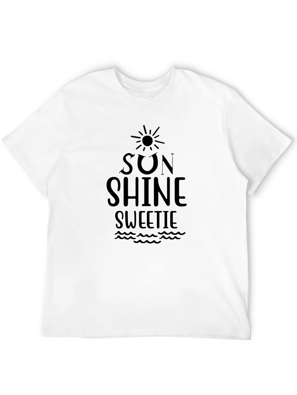 Sunshine Sweetie Black Graphic Tee