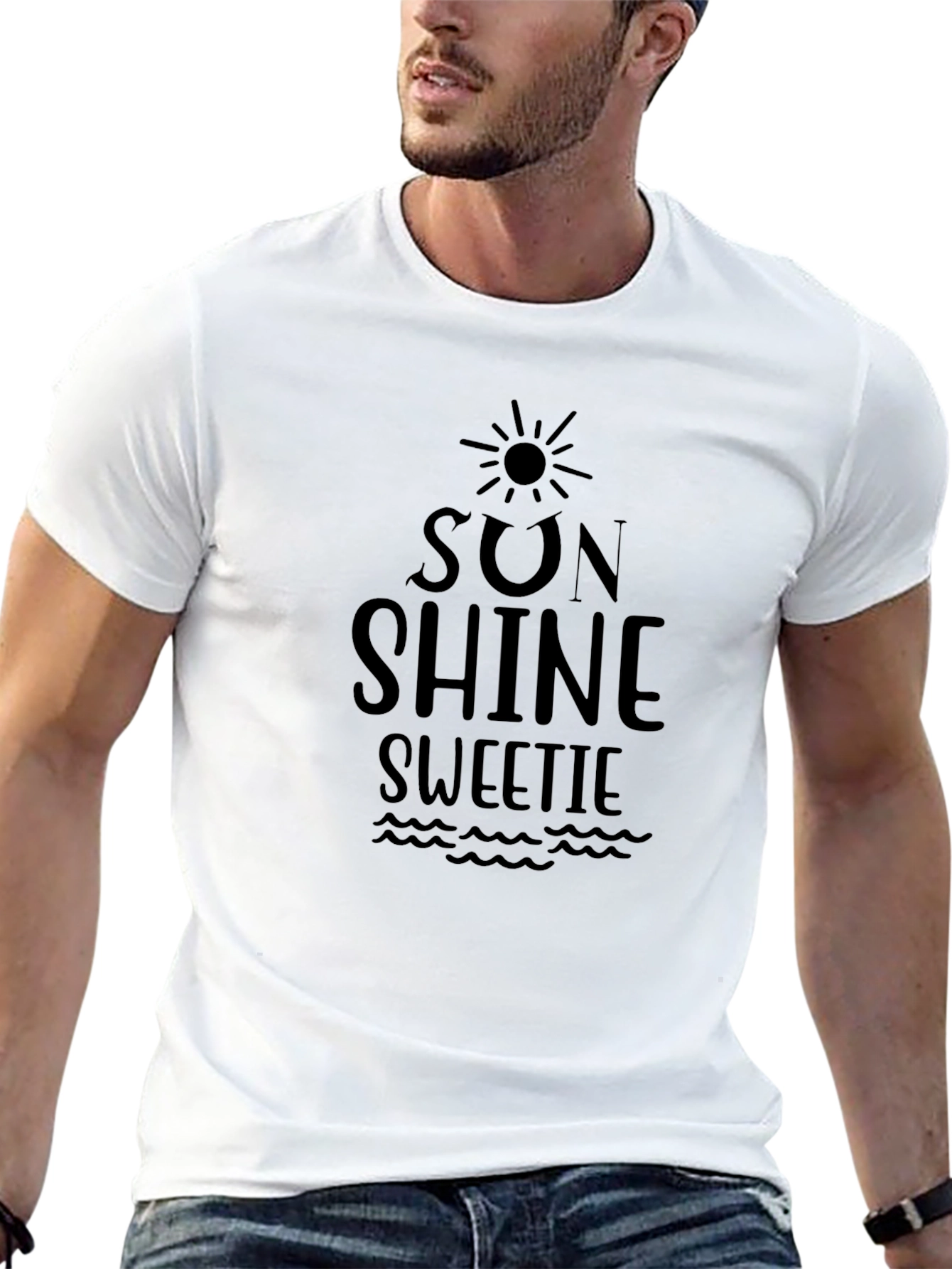 Sunshine Sweetie Black Graphic Tee