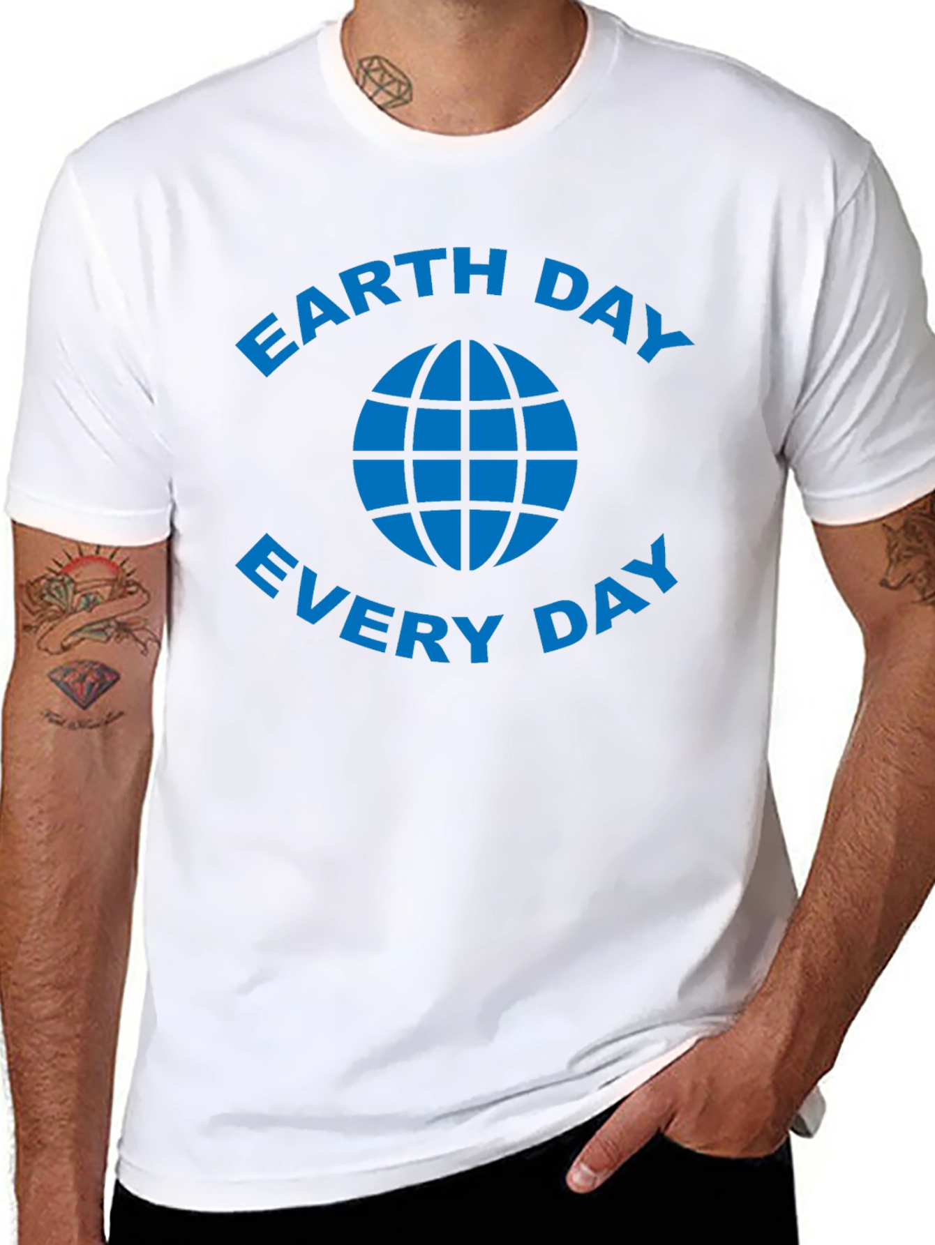 Earth Day Every Day T-Shirt - Black