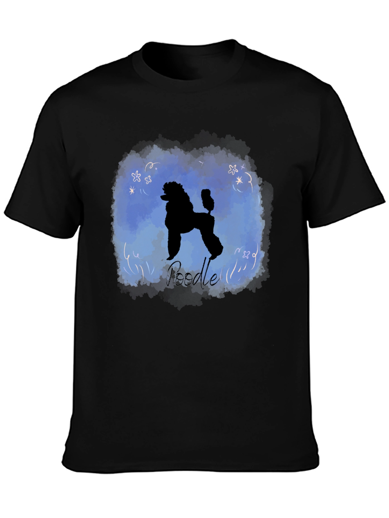 Poodle Silhouette Graphic T-Shirt