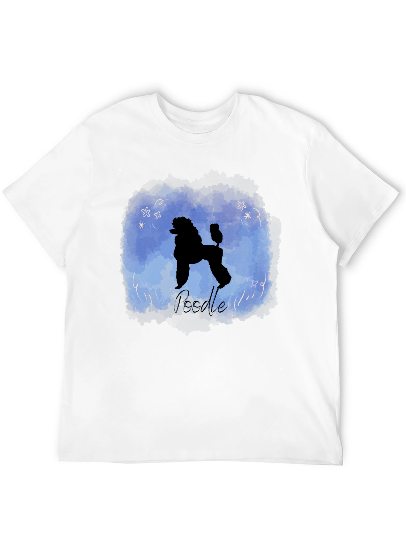 Poodle Silhouette Graphic T-Shirt