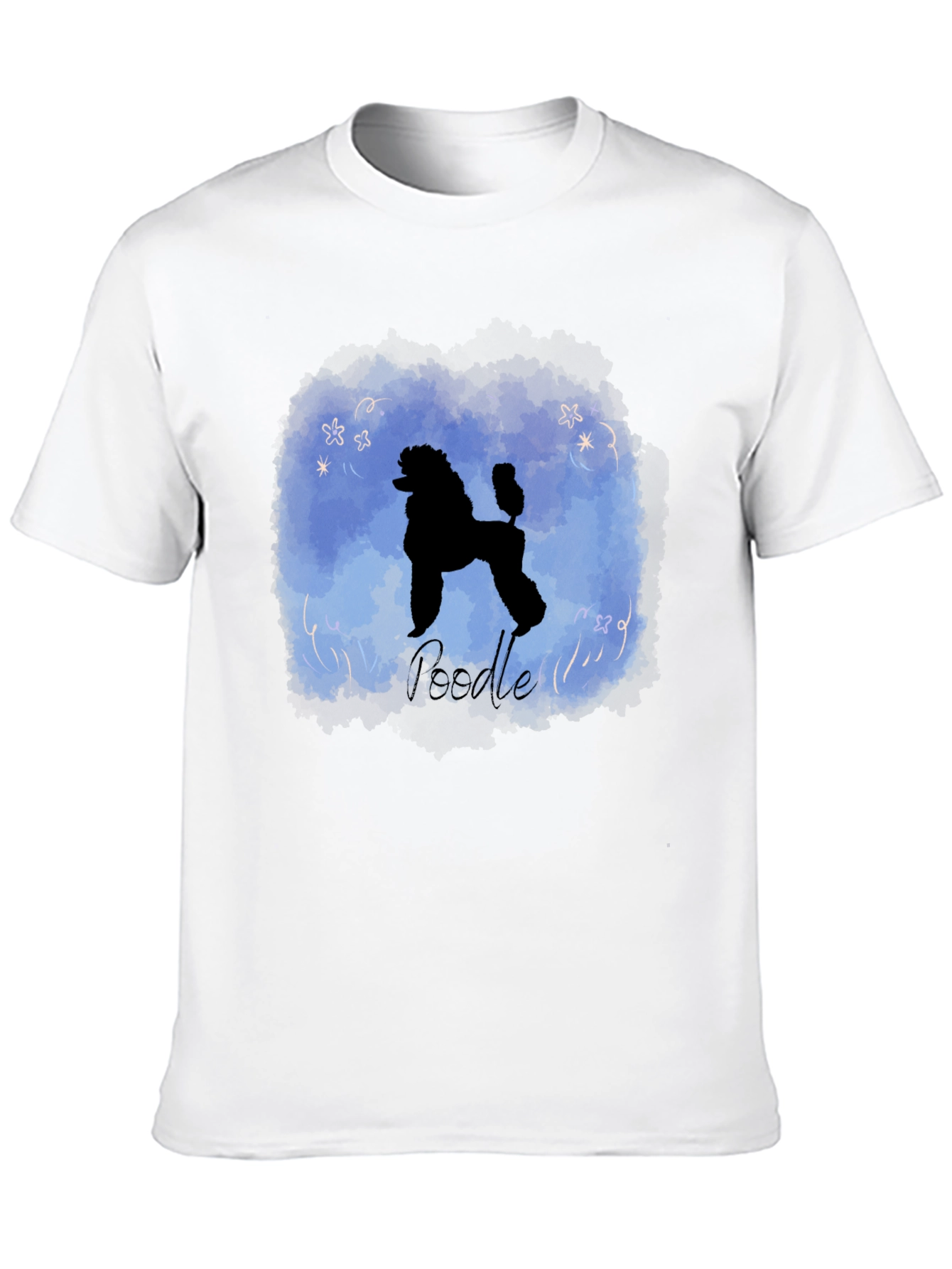 Poodle Silhouette Graphic T-Shirt