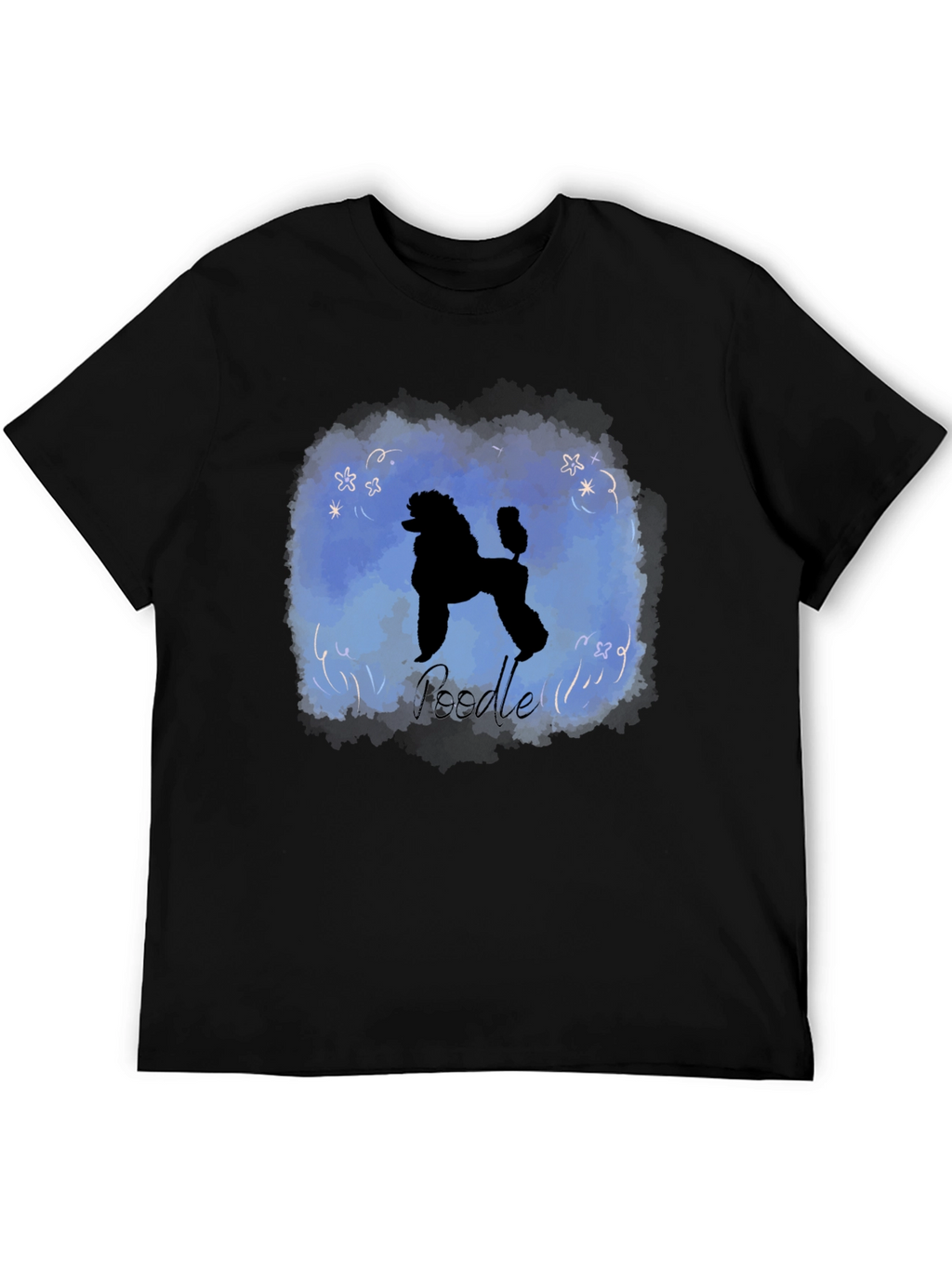Poodle Silhouette Graphic T-Shirt