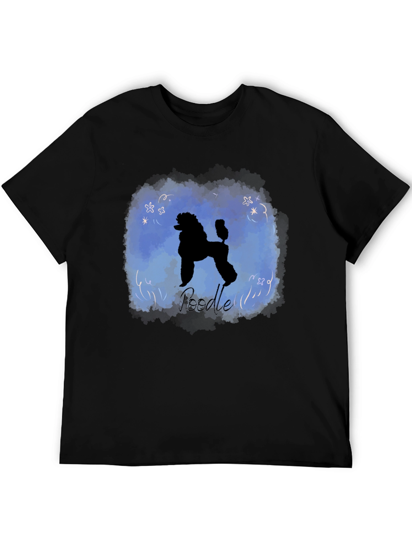 Poodle Silhouette Graphic T-Shirt
