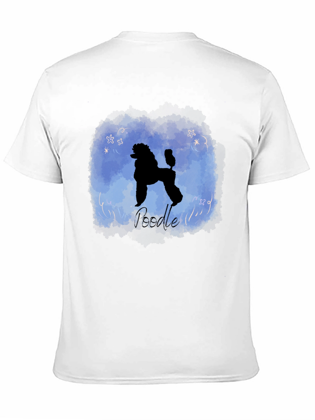 Poodle Silhouette Graphic T-Shirt