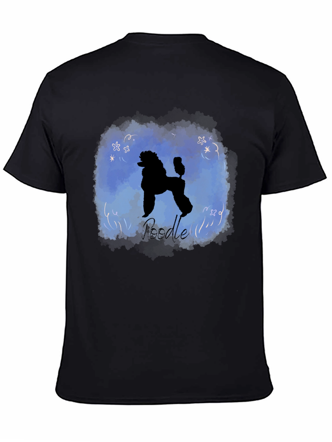 Poodle Silhouette Graphic T-Shirt