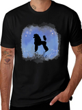 Poodle Silhouette Graphic T-Shirt