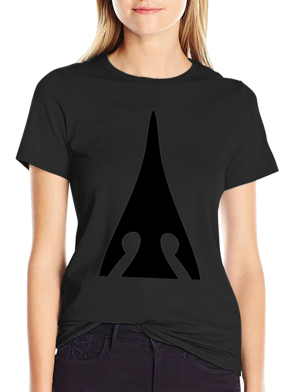 Modern Graphic Tee - Minimalist Arrow Design