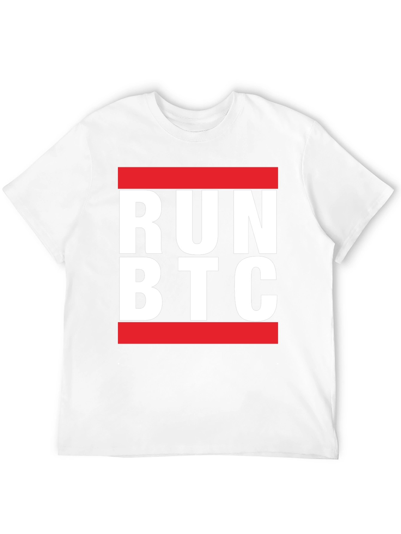 Run BTC T-Shirt - Bitcoin Crypto Tee