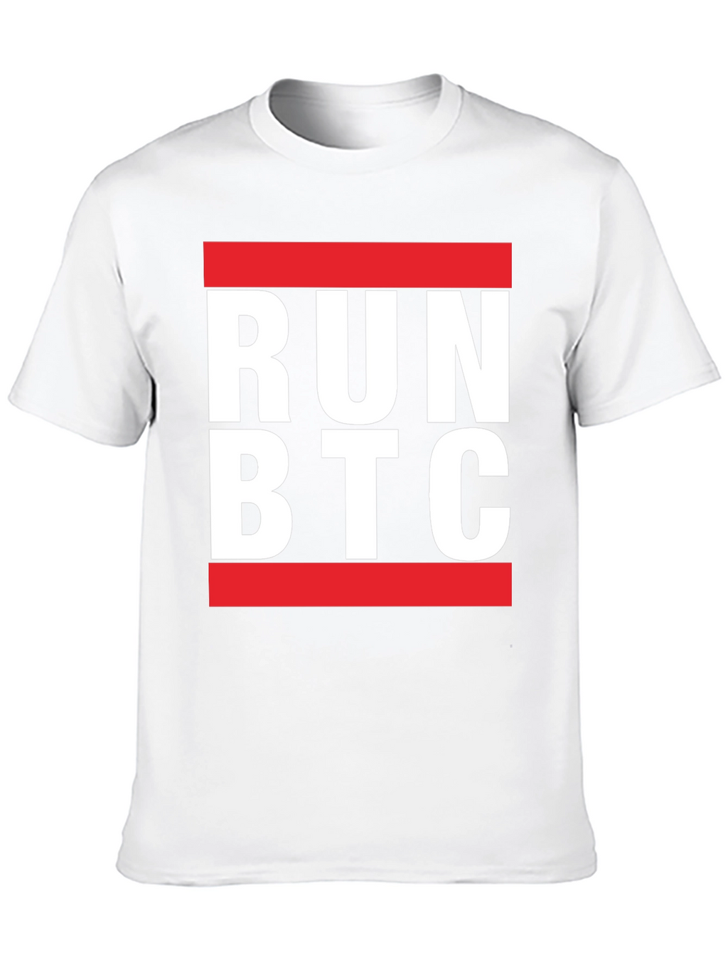 Run BTC T-Shirt - Bitcoin Crypto Tee