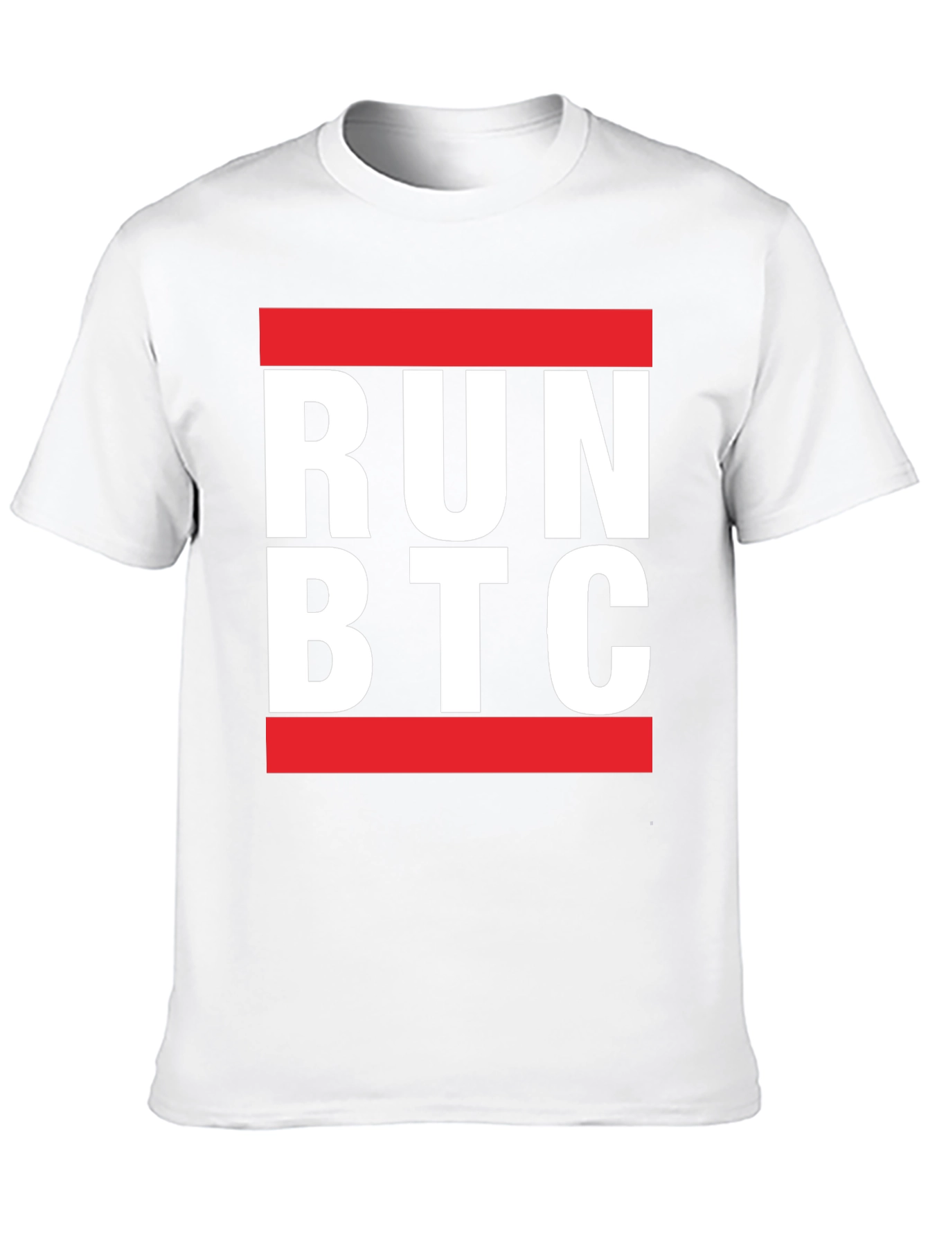 Run BTC T-Shirt - Bitcoin Crypto Tee