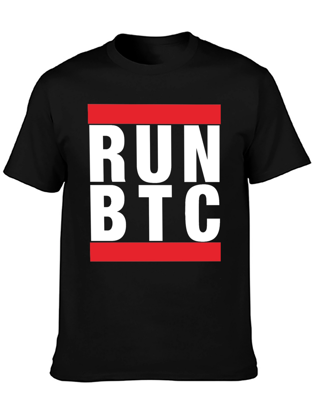 Run BTC T-Shirt - Bitcoin Crypto Tee
