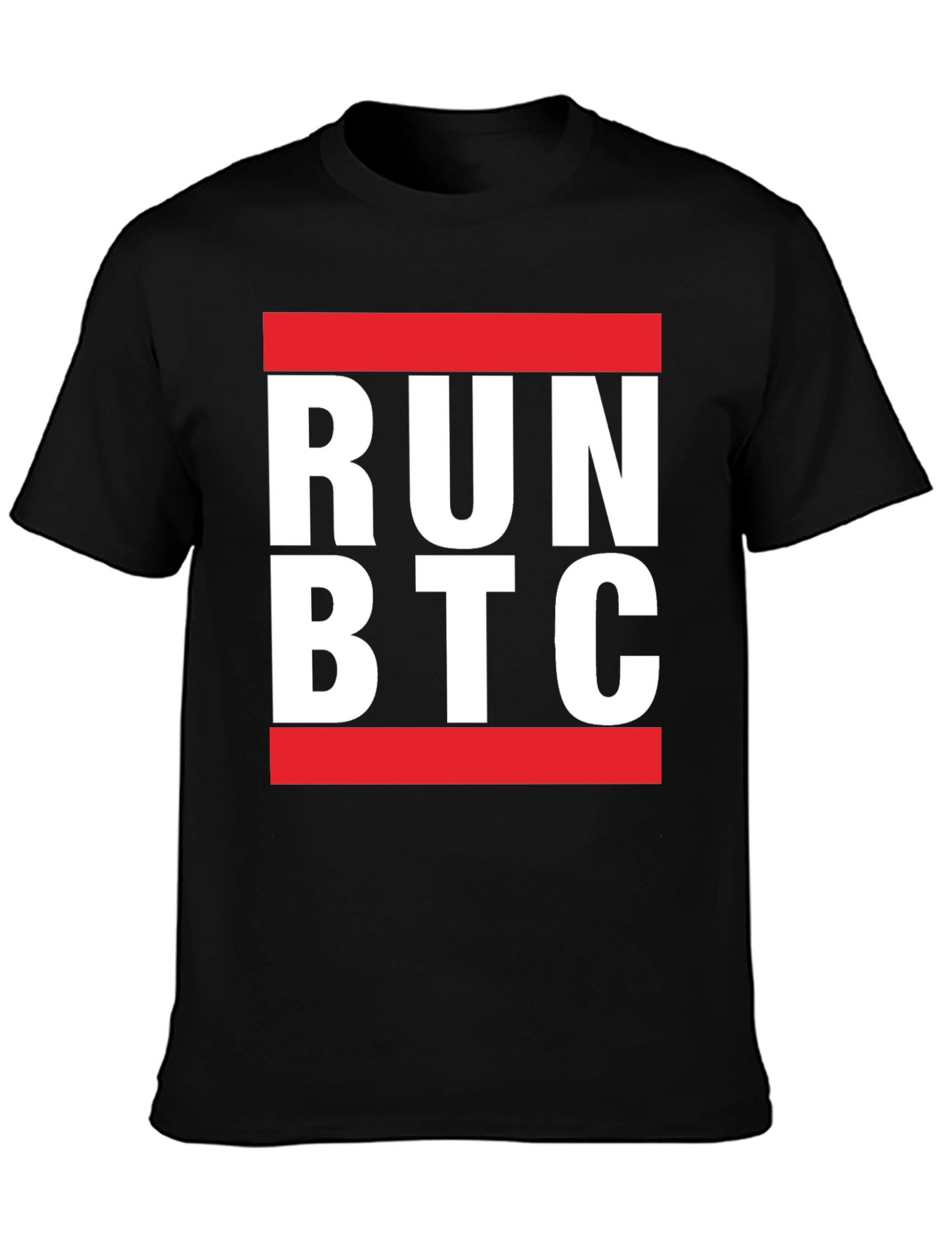 Run BTC T-Shirt - Bitcoin Crypto Tee