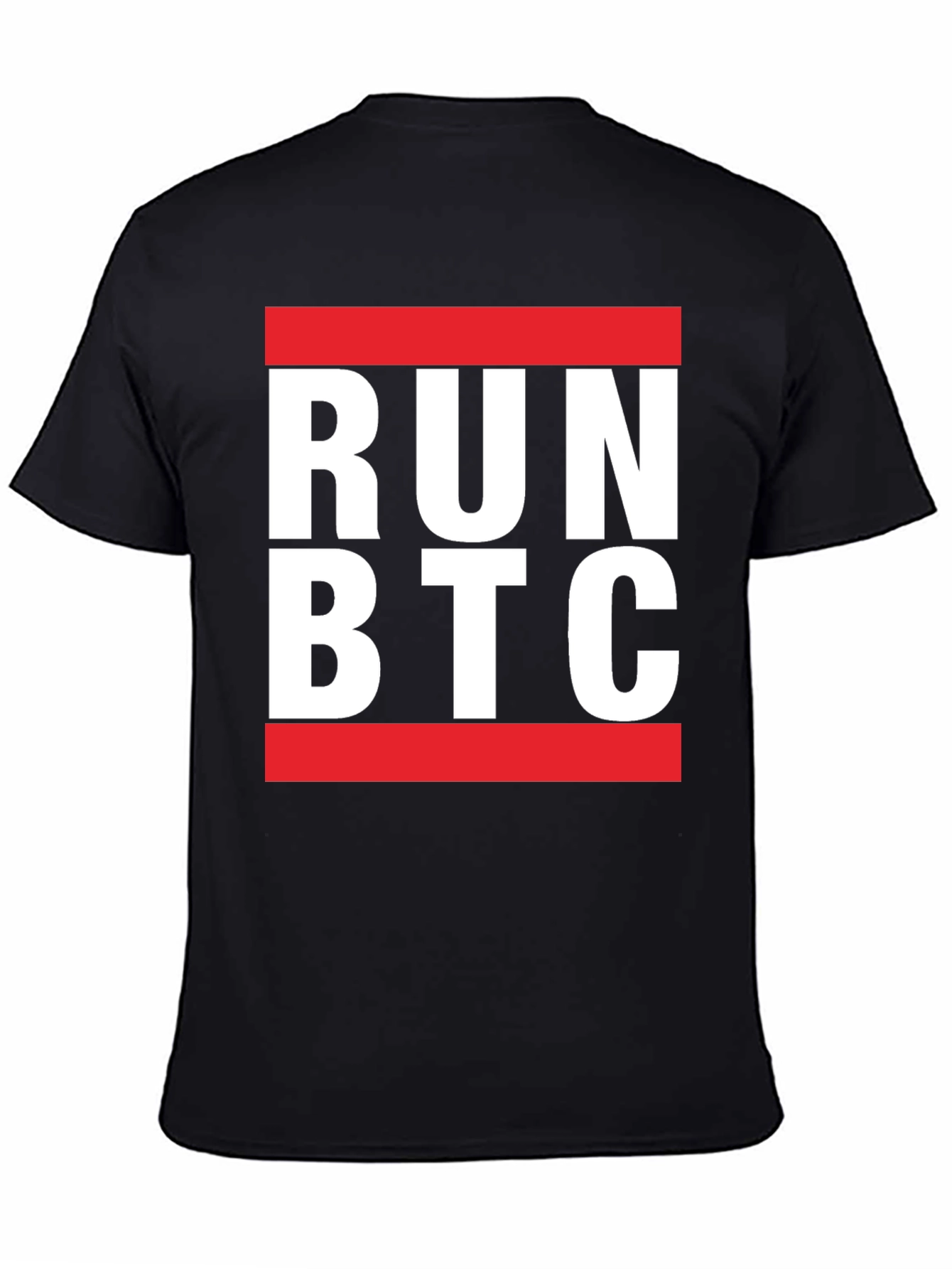 Run BTC T-Shirt - Bitcoin Crypto Tee