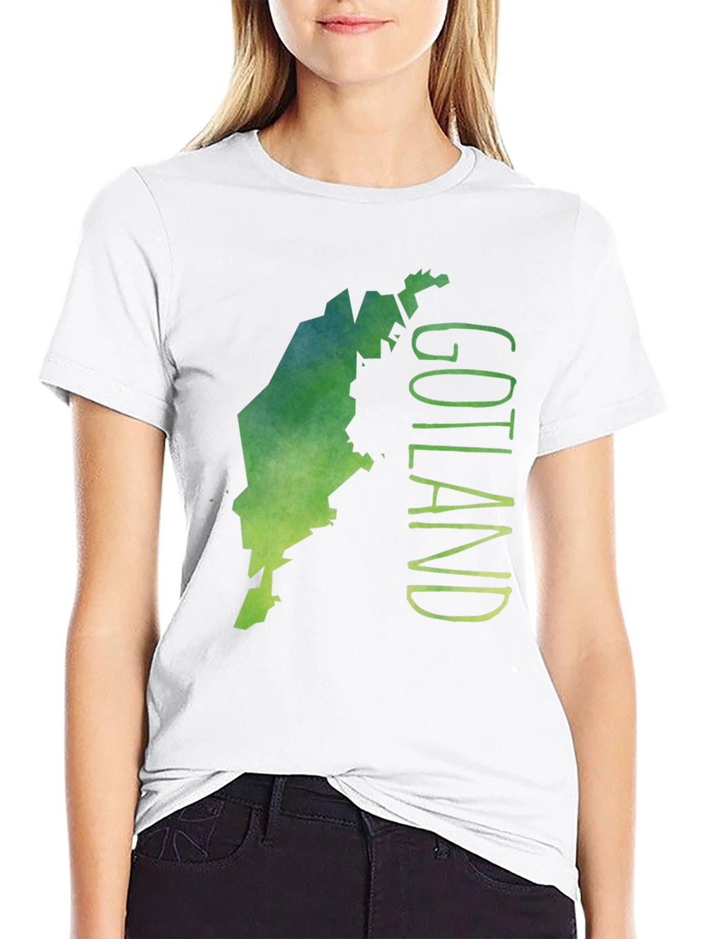 Gotland Map Graphic Tee - Unique Island Design