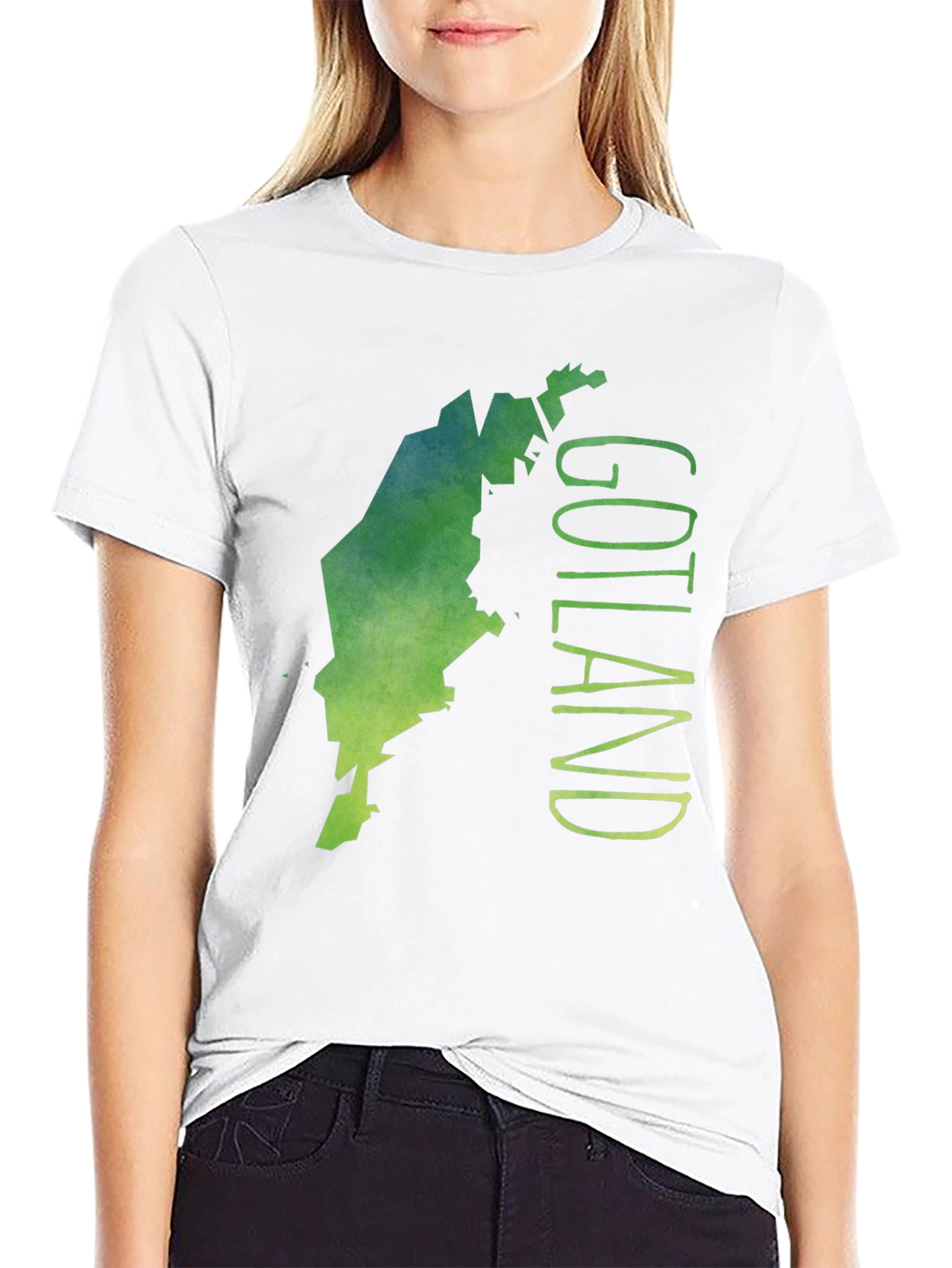 Gotland Map Graphic Tee - Unique Island Design
